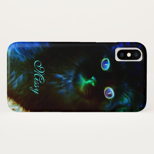 Gloed in de donkere kat Case-Mate iPhone case (Achterkant (horizontaal))