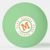 Gloed in de donkere ping pong bal pingpongbal (Voorkant)