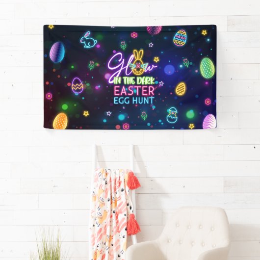 Gloed in de donkere roosterboer spandoek (Insitu)