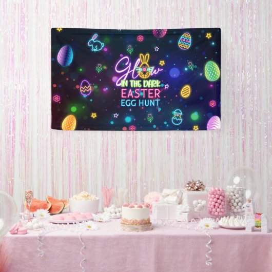 Gloed in de donkere roosterboer spandoek (Feest)