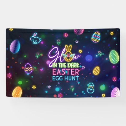 Gloed in de donkere roosterboer spandoek (Horizontaal)