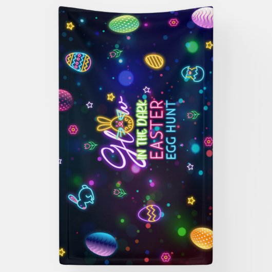 Gloed in de donkere roosterboer spandoek (Verticaal)