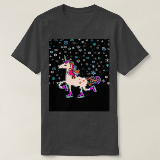 Gloed in de Donkere Unicorn T-shirt (Design voorkant)