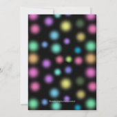 Gloed in de donkere verjaardag kaart (Achterkant)