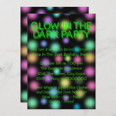 Gloed in de donkere verjaardag kaart (Voorkant / Achterkant)