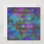 Gloed in de donkere verjaardag kaart (Achterkant)