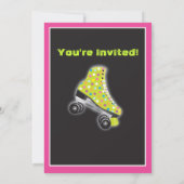 Gloed in de uitnodigingen van de donkere rol Skati (Achterkant)