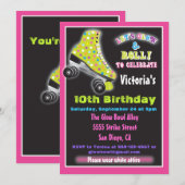 Gloed in de uitnodigingen van de donkere rol Skati (Voorkant / Achterkant)