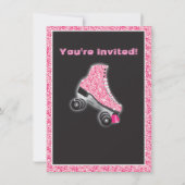 Gloed in de uitnodigingen van de donkere rol Skati (Achterkant)