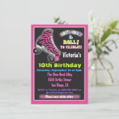 Gloed in de uitnodigingen van de donkere rol Skati (Staand voorkant)