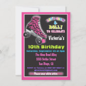 Gloed in de uitnodigingen van de donkere rol Skati (Voorkant)