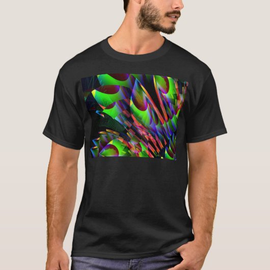 Gloed in het donker Abstract.JPG T-shirt (Voorkant)