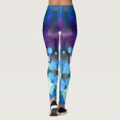 Gloed in het donker Abstract Leggings (Achterkant)