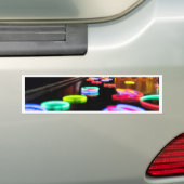 Gloed in het donker bumpersticker (Op auto)