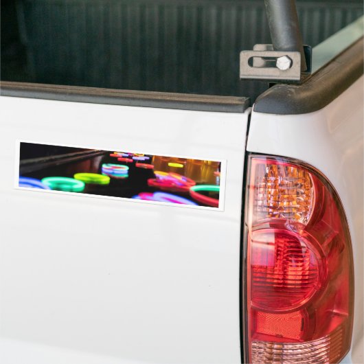 Gloed in het donker bumpersticker (Op Truck)