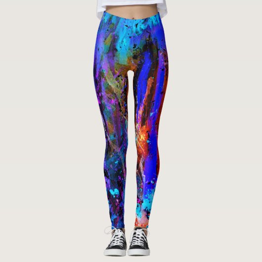 Gloed in het donker leggings (Voorkant)