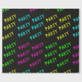 Gloed in het donkere looppapier of banner cadeaupapier (Vlak)