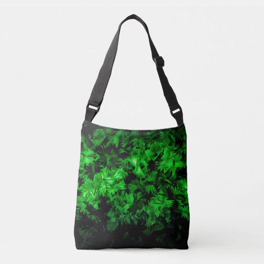 Gloed in het donkere patroon crossbody tas (Voorkant)
