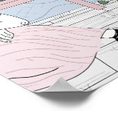 Gloed in het poster donkere plafondsterren (Hoek)