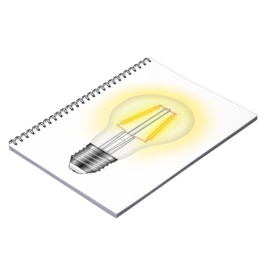 Gloed Lamp Notitieboek (Linkerzijde)