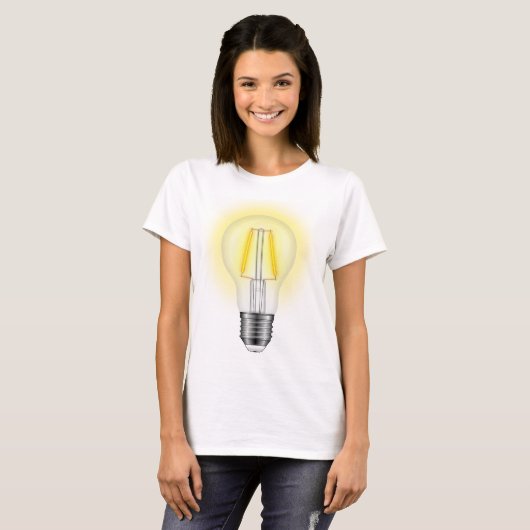 Gloed Lamp T-shirt (Voorkant volledig)