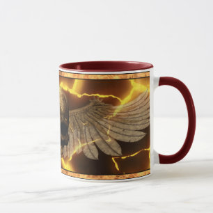 Gloed Lava Winged Skull Mok