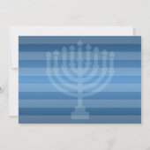 Gloed met Hope Hanukkah-fotokaart Kaart (Achterkant)