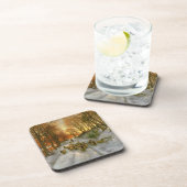 Gloed met tint van avonduren drankjes onderzetter (Rechterzijde)