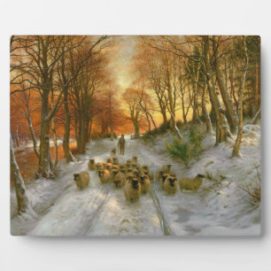 Gloed met tint van avonduren fotoplaat