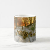 Gloed met tint van avonduren koffiemok (Center)