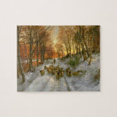 Gloed met tint van avonduren legpuzzel (Horizontaal)