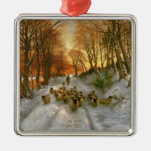 Gloed met tint van avonduren metalen ornament (Voorkant)