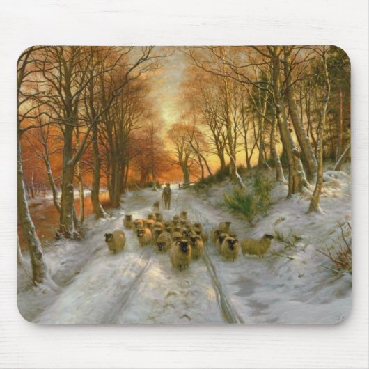 Gloed met tint van avonduren muismat (Voorkant)