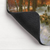 Gloed met tint van avonduren muismat (Hoek)