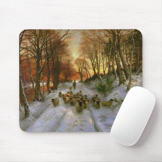 Gloed met tint van avonduren muismat (Met muis)