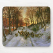Gloed met tint van avonduren muismat (Voorkant)