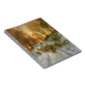 Gloed met tint van avonduren notitieboek (Rechterzijde)