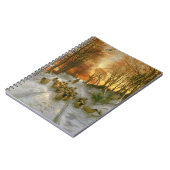 Gloed met tint van avonduren notitieboek (Linkerzijde)