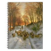 Gloed met tint van avonduren notitieboek (Voorkant)