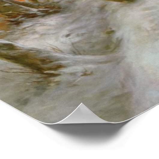 Gloed met tint van avonduren poster (Hoek)