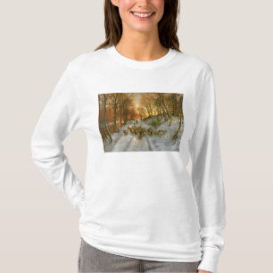 Gloed met tint van avonduren t-shirt
