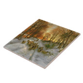 Gloed met tint van avonduren tegeltje (Zijkant)