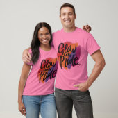 gloed met trots t-shirt (Unisex)