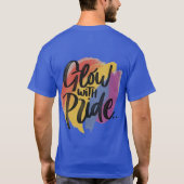 gloed met trots t-shirt (Achterkant)
