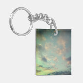 Gloed naar de roze wolken sleutelhanger (Voorkant Links)