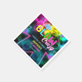 Gloed Neon Lights Bedankt Verjaardagsfeest Servet (Hoek)