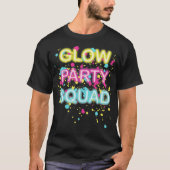 Gloed Party Squad Shirt - Paint Splatter Effect Ne (Voorkant)