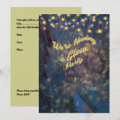 Gloed Party voor 18 jaar oude man of Vrouw Kaart (Voorkant / Achterkant)