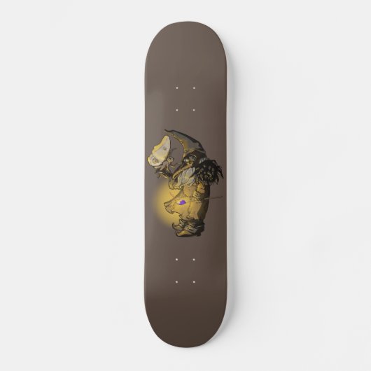 gloed persoonlijk skateboard (Voorkant)