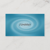 Gloed-reeks - blauw visitekaartje (Achterkant)